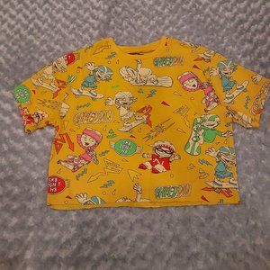 Nickelodeon Rocket Power Crop Top Tshirt